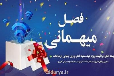 اجرای طرح فصل میهمانی شركت مخابرات ایران