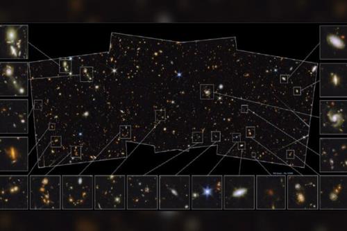 الماس های کهکشانی خیره کننده در تصویر جدید تلسکوپ فضایی جیمز وب