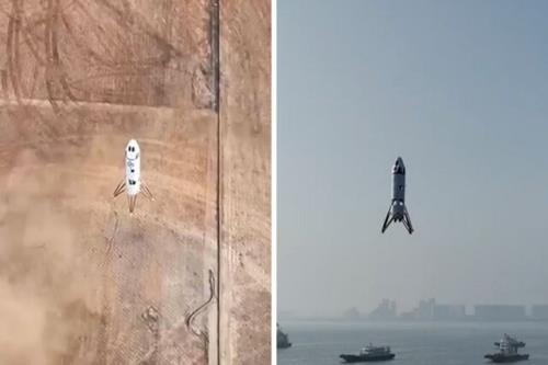 موفقیت چین در فرود عمودی یک موشک