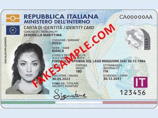 Download fake national id card template